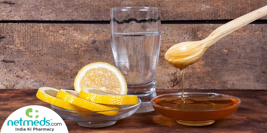 warm water met citroen en honing