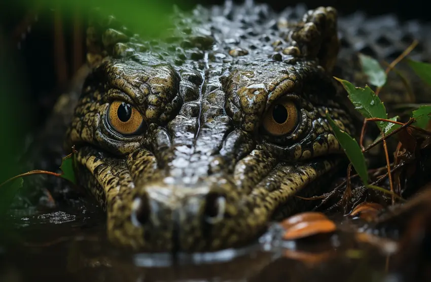 Krokodil blijkt zwanger te zijn… van zichzelf: Een wonder van de natuur