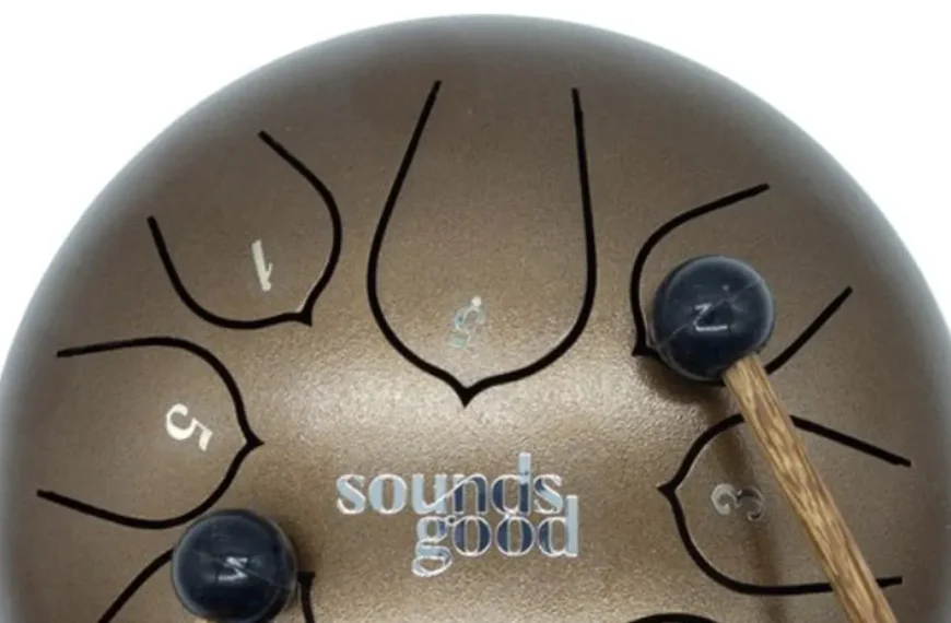SoundsGood® Steel Tongue Drum - Handpan - klankschaal voor klanktherapie