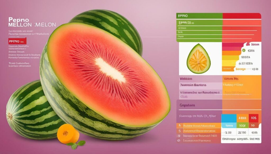 voedingswaarde van Pepino Melon