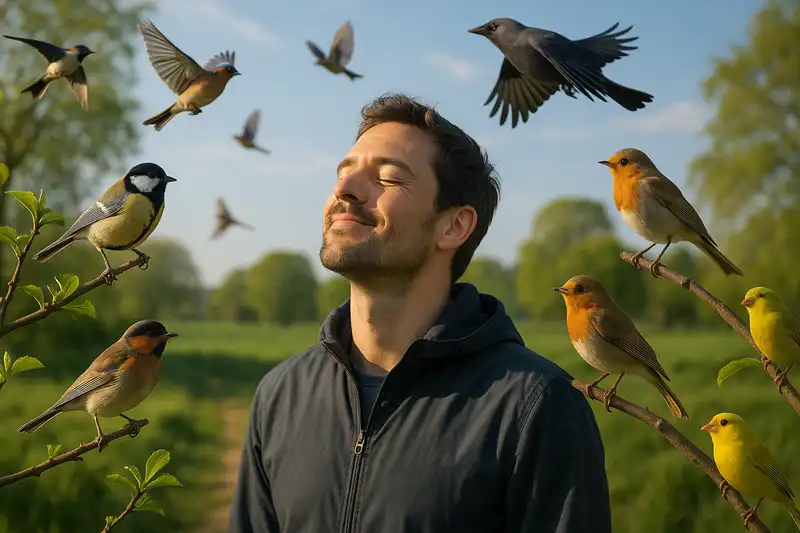Vogels maken ons gelukkiger dan geld